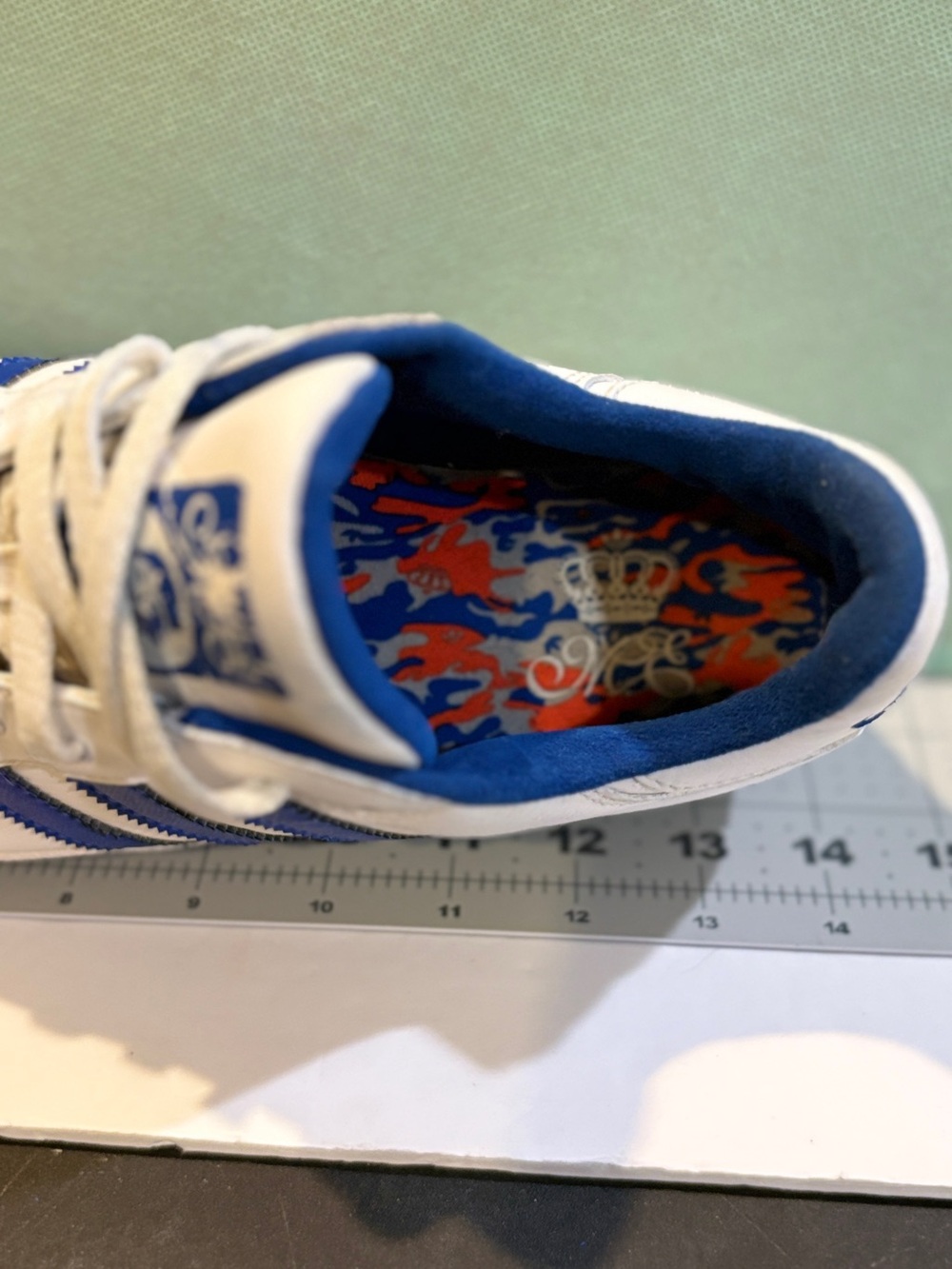 Adidas Respect M.E. Missy Elliott Sneakers White Blue Y2K Women’s SZ 8 - Picture 8 of 12